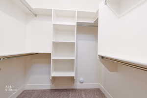 View of spacious closet