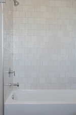 Bathroom with washtub / shower combination