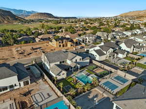Bird's eye view of mountains
