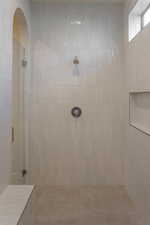 Bathroom featuring a shower stall