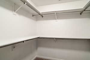 View of spacious closet