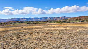 Mountain view featuring rural landscape