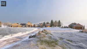 Conceptual rendering generated by AI for illustrative purposes only. This image represents a potential home design; the home is not yet constructed. Final siting, engineering, materials, dimensions, and features are subject to change and approval.