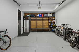 One of Two Single Garages with Built-Ins