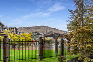 View of mountain background
