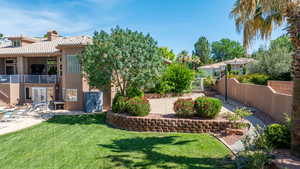 View of yard featuring a patio area