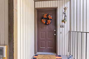 Entrance to property