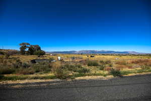 Mountain view with rural landscape
