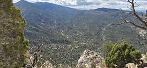 View of mountain background