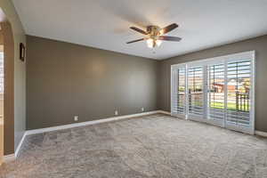 Main floor primary bedroom