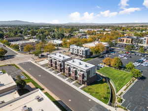 Aerial view of mountains