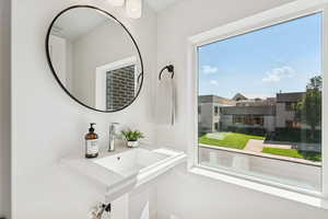 Bathroom featuring a sink