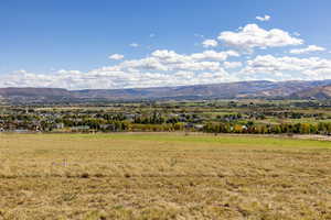 Mountain view featuring rural landscape