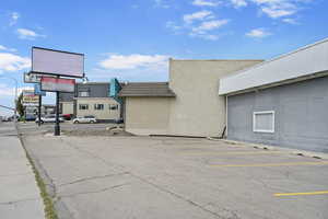 View of uncovered parking lot