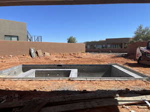 Entry to storm shelter