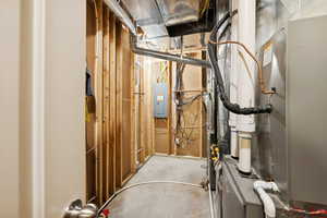 Utilities featuring heating unit and electric panel