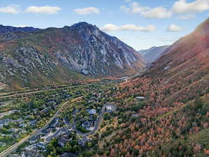 View of mountain background