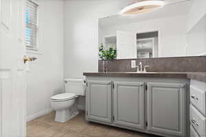 Primary bathroom with shower