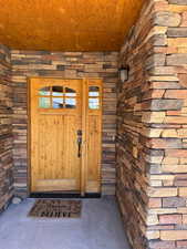 Doorway to property