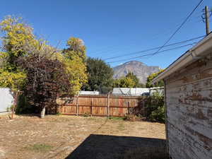Backyard is plumbed with full automatic sprinklers.