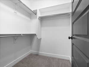 Large walk in closet for bedroom 2