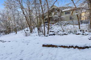 View of the back of the house exterior