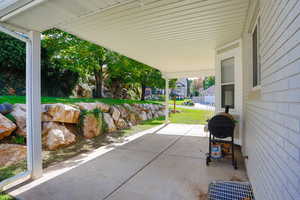 View of patio / terrace with grilling area