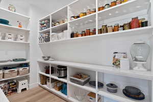 View of storage area