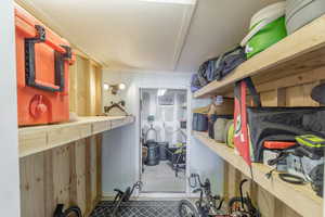 View of storage area