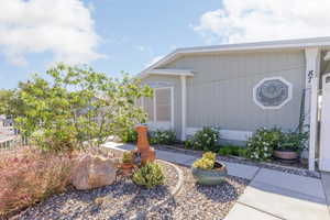 Entrance to property