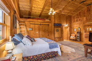 Upper level bedroom suite - with loft