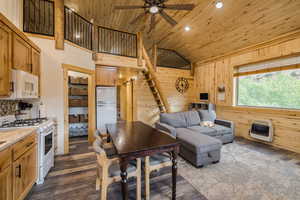 ADU living room and kitchen