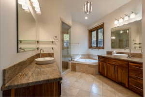 Primary Luxury Bath with Steam Shower