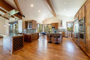 Chef's Kitchen with top of the line Appliances