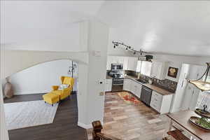 View from level 2 looking into level 1