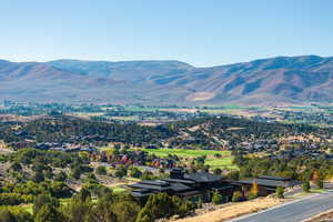 View of mountain background