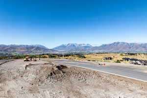 View of mountain background