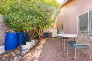 View of yard featuring a patio area
