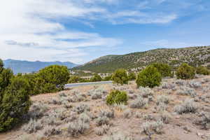 View of mountain background