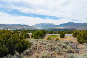 View of mountain background