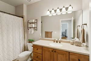 Full bathroom on second level