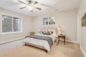 4th bedroom on basement level