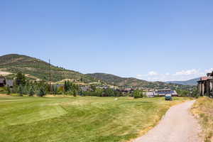 View of mountain background