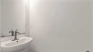 Bathroom featuring a sink