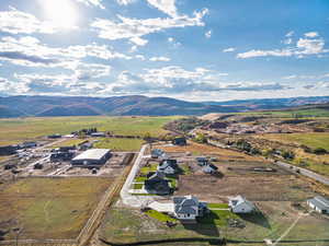 Bird's eye view of mountains