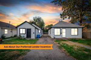 Bungalow-style house with a chimney