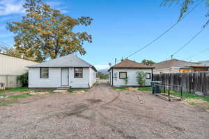 Rear view of property