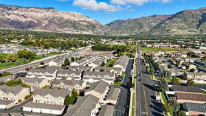 View of property location with nearby suburban area and a mountain backdrop