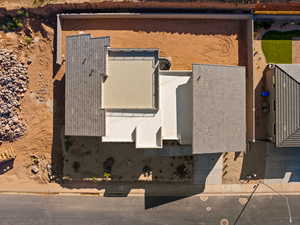 Aerial view of property and surrounding area