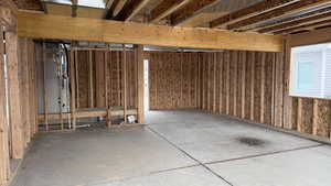 Basement with plenty of natural light